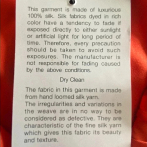 INC 100% Silk Burt Orange Flamenco Ruffled V-Neck Halter Mini Dress 10 NWT - Picture 9 of 10